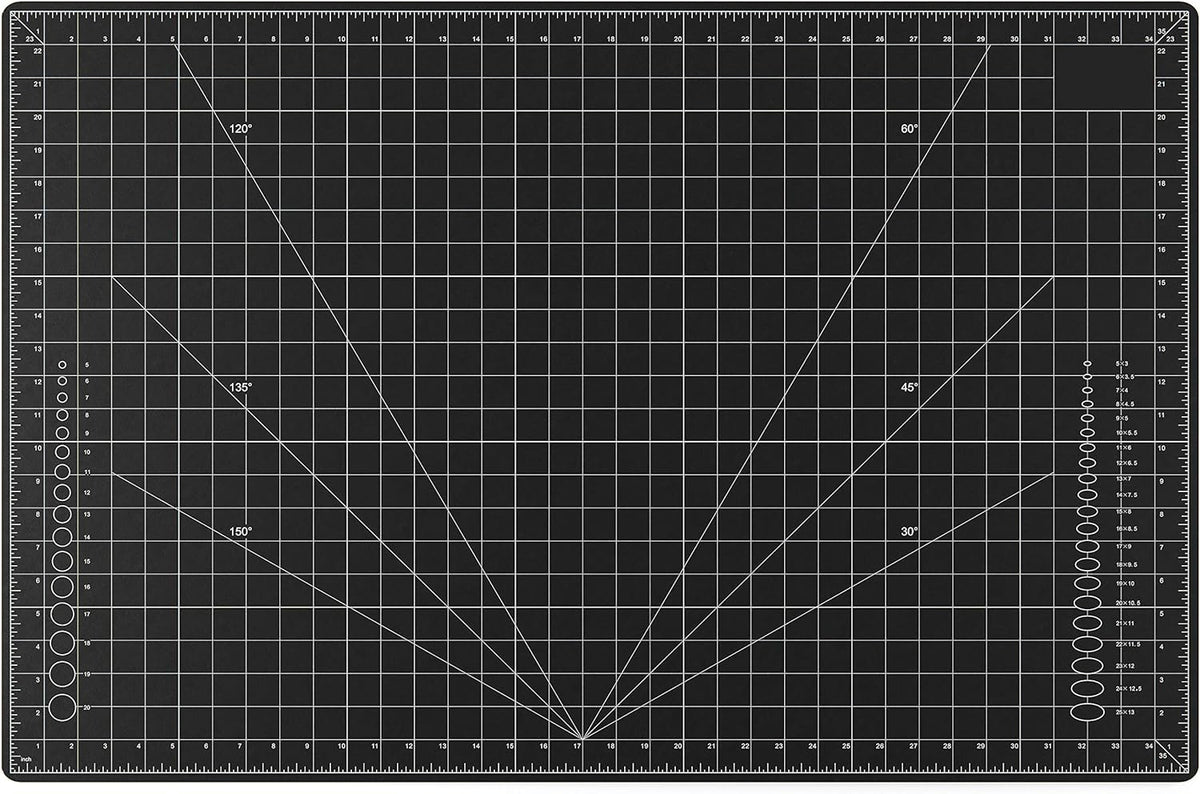 Self Healing Cutting Mat 3 Layer Pvc Dual Sided With Imperial