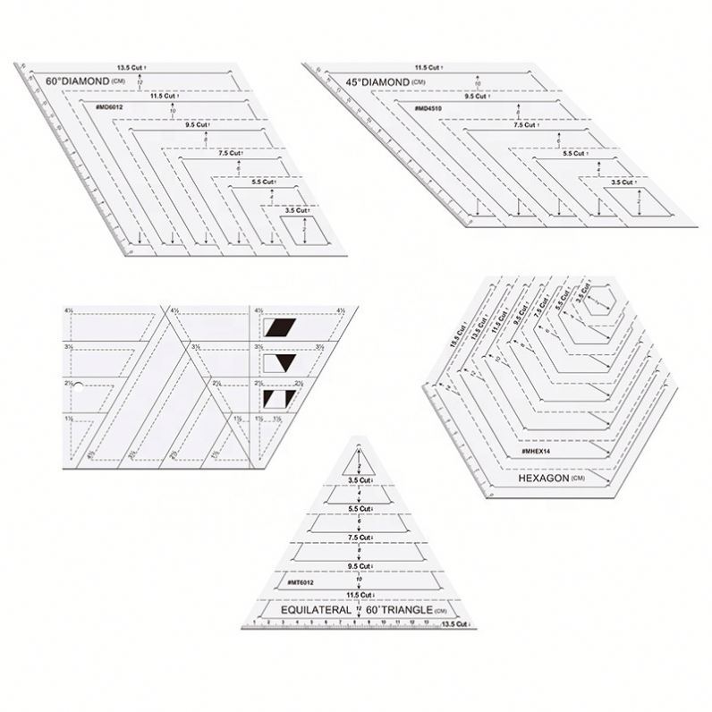 Quilting Shape Rulers
