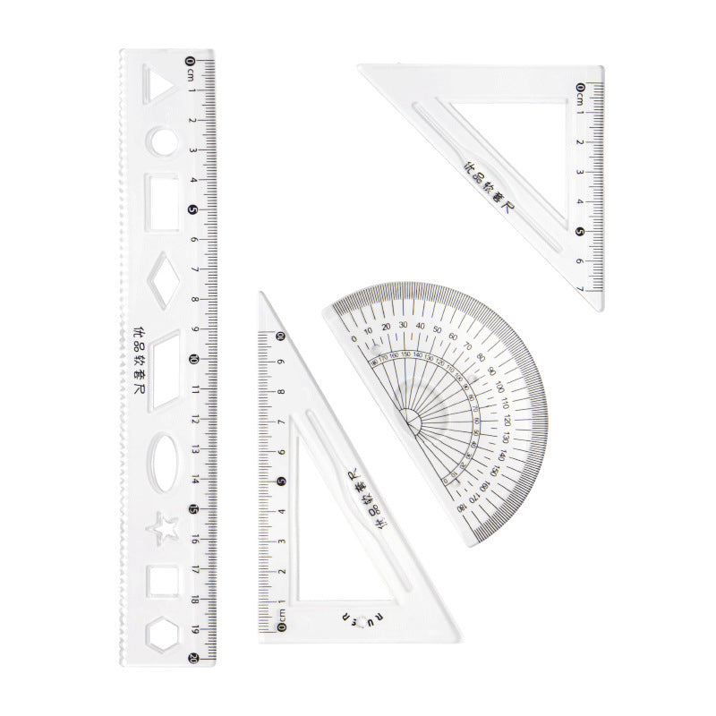 Geometry Drawing Ruler Set