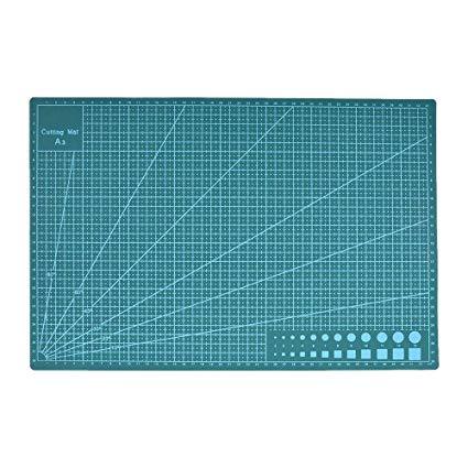 Teal Gridded Cutting Mat